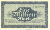1 миллион марок 1923 года Германия — Саксония (Нотгельд. Гроссгельд)