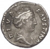 Денарий 141 года Римская Империя — Фаустина Старшая (Супруга Антонина Пия)