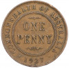 1 пенни 1927 года Австралия