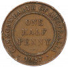 1/2 пенни 1927 года Австралия