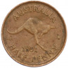 1/2 пенни 1951 года Австралия