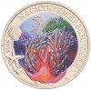 3 евро 2025 года Австрия «Светящаяся морская жизнь — Голожаберный моллюск»
