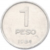 1 песо 1984 года Аргентина