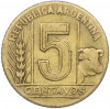 5 сентаво 1946 года Аргентина
