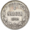 1 марка 1892 года Русская Финляндия