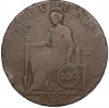 Токен 1/2 пенни 1789 года Великобритания (Чешир-Макклсфилд)