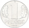 1 пфенниг 1968 года Восточная Германия (ГДР)