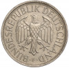 1 марка 1981 года F Западная Германия (ФРГ)