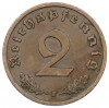 2 рейхспфеннига 1937 года F Германия