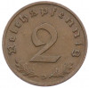 2 рейхспфеннига 1939 года D Германия