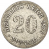 20 пфеннигов 1876 года А Германия