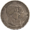 5 франков 1853 года Бельгия «Свадьба Леопольда и Марии Генриетте»