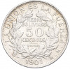 50 сентаво 1901 года Боливия