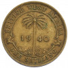 1 шиллинг 1940 года Британская Западная Африка