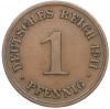 1 пфенниг 1911 года D Германия