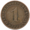 1 рейхспфенниг 1931 года F Германия