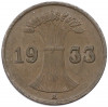 1 рейхспфенниг 1933 года A Германия