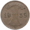 1 рейхспфенниг 1935 года D Германия