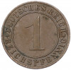 1 рейхспфенниг 1937 года A Германия