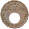 1 рейхспфенниг 1938 года A Германия