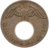 1 рейхспфенниг 1938 года F Германия