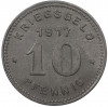 10 пфеннигов 1917 года Германия — город Дармштадт (Нотгельд)