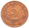 2 рейхспфеннига 1938 года D Германия