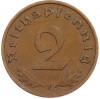 2 рейхспфеннига 1938 года F Германия