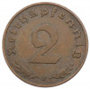 2 рейхспфеннига 1939 года F Германия