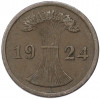 2 рентенпфеннига 1924 года A Германия