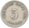 5 пфеннигов 1899 года D Германия