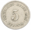 5 пфеннигов 1908 года F Германия