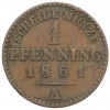 1 пфенниг 1861 года A Пруссия