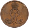 2 пфеннига 1853 года Ганновер