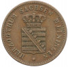 2 пфеннига 1862 года Саксен-Мейнинген