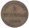 2 пфеннига 1864 года Бавария