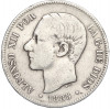 5 песет 1885 года Испания