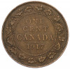 1 цент 1917 года Канада