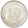 10 центов 1941 года Малайя