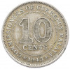 10 центов 1943 года Малайя