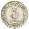 5 центов 1943 года Малайя