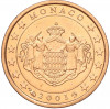 1 евроцент 2001 года Монако