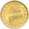 20 евроцентов 2001 года Монако