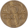 5 грошей 1938 года Польша