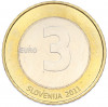 3 евро 2011 года Словения «20 лет независимости Словении»