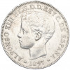 1 песо 1897 года Испанские Филиппины