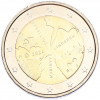 2 евро 2024 года Финляндия «Архитектурная фирма Геселлиус-Линдгрен-Сааринен»