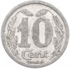 10 сантимов 1921 года Франция — город Эвре (Нотгельд)
