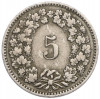 5 раппенов 1912 года Швейцария