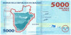 5000 франков 2015 года Бурунди